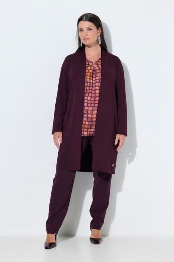 Moda za polnejše Kardigan dugi model s džepovima plus velikost, xxl, Ulla Popken in Johann Popken (JP1880)