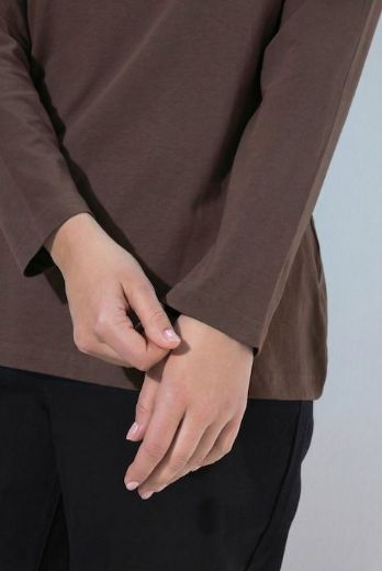 Moda za polnejše Majica dugi rukavi okrugli izrez plus velikost, xxl, Ulla Popken in Johann Popken (JP1880)