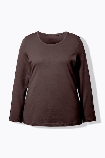Moda za polnejše Majica dugi rukavi okrugli izrez plus velikost, xxl, Ulla Popken in Johann Popken (JP1880)