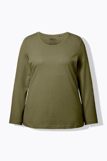 Moda za polnejše Majica dugi rukavi okrugli izrez plus velikost, xxl, Ulla Popken in Johann Popken (JP1880)