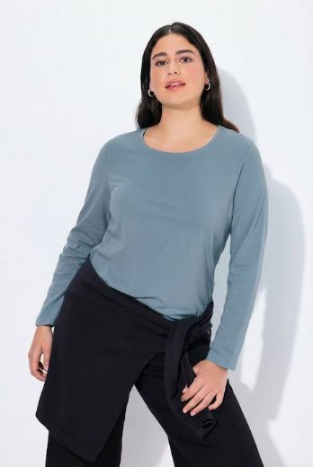 Moda za polnejše Majica dugi rukavi okrugli izrez plus velikost, xxl, Ulla Popken in Johann Popken (JP1880)