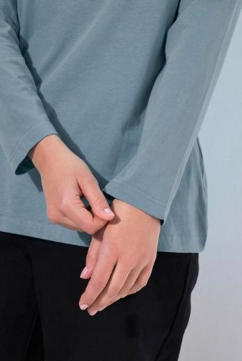 Moda za polnejše Majica dugi rukavi okrugli izrez plus velikost, xxl, Ulla Popken in Johann Popken (JP1880)