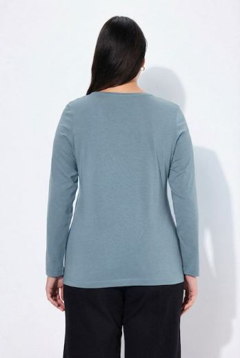 Moda za polnejše Majica dugi rukavi okrugli izrez plus velikost, xxl, Ulla Popken in Johann Popken (JP1880)