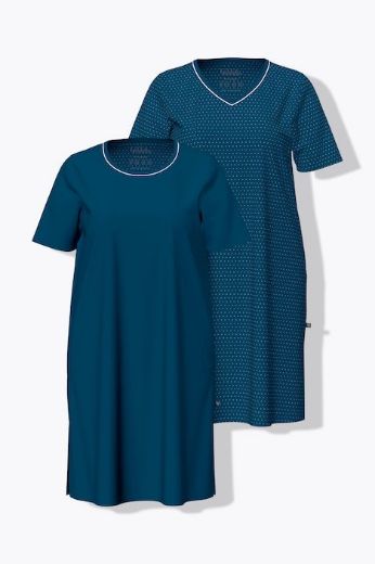 Moda za polnejše Spavaćice 2 komada motiv točkica plus velikost, xxl, Ulla Popken in Johann Popken (JP1880)