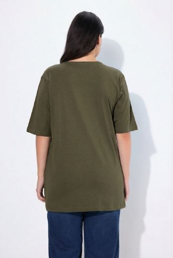 Moda za polnejše Majica V izrez Basic plus velikost, xxl, Ulla Popken in Johann Popken (JP1880)
