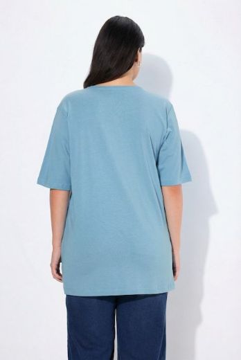 Moda za polnejše Majica V izrez Basic plus velikost, xxl, Ulla Popken in Johann Popken (JP1880)