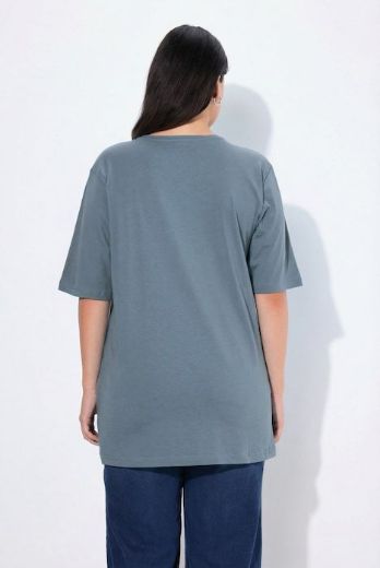 Moda za polnejše Majica V izrez Basic plus velikost, xxl, Ulla Popken in Johann Popken (JP1880)