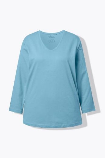 Moda za polnejše Majica Basic dugi rukavi plus velikost, xxl, Ulla Popken in Johann Popken (JP1880)