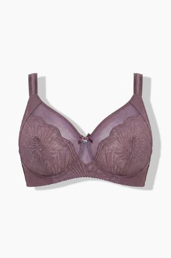 Moda za polnejše Grudnjak bez žice s dekorativnom čipkom plus velikost, xxl, Ulla Popken in Johann Popken (JP1880)