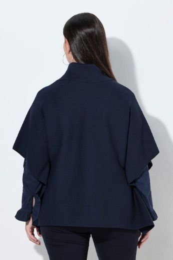 Moda za polnejše Pončo povišenog ovratnika plus velikost, xxl, Ulla Popken in Johann Popken (JP1880)