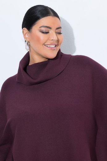 Moda za polnejše Pončo povišenog ovratnika plus velikost, xxl, Ulla Popken in Johann Popken (JP1880)