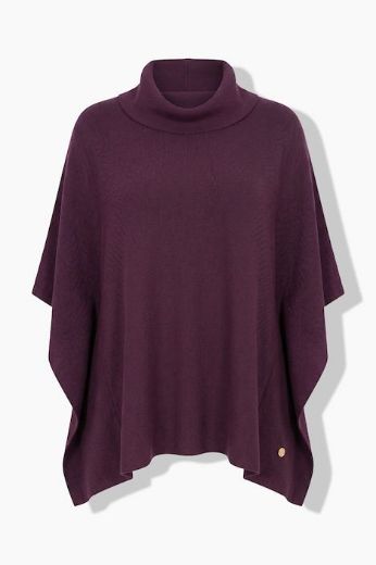 Moda za polnejše Pončo povišenog ovratnika plus velikost, xxl, Ulla Popken in Johann Popken (JP1880)