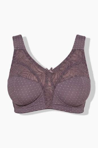 Moda za polnejše Grudnjak bez žice širih naramenica plus velikost, xxl, Ulla Popken in Johann Popken (JP1880)