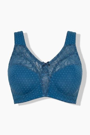 Moda za polnejše Grudnjak bez žice širih naramenica plus velikost, xxl, Ulla Popken in Johann Popken (JP1880)