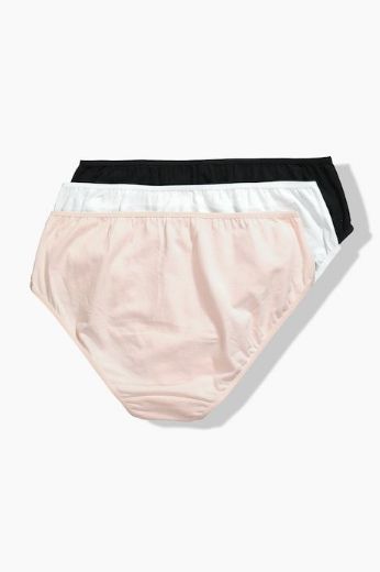 Moda za polnejše Gaćice midi 3 komada plus velikost, xxl, Ulla Popken in Johann Popken (JP1880)