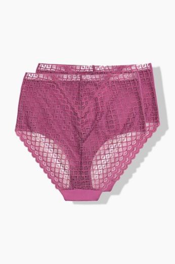 Moda za polnejše Gačice s dodatkom čipke 2 komada plus velikost, xxl, Ulla Popken in Johann Popken (JP1880)