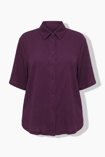 Moda za polnejše Bluza polu rukava na kopčanje plus velikost, xxl, Ulla Popken in Johann Popken (JP1880)
