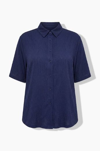 Moda za polnejše Bluza polu rukava na kopčanje plus velikost, xxl, Ulla Popken in Johann Popken (JP1880)