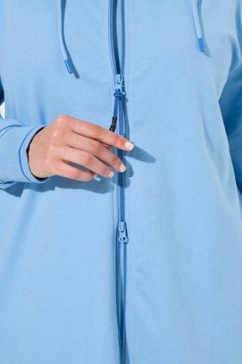 Moda za polnejše Majica dugih rukava s patentnim zatvaračem i kapuljačom plus velikost, xxl, Ulla Popken in Johann Popken (JP1880)