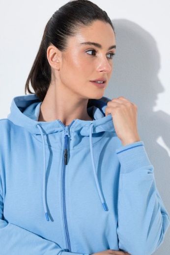 Moda za polnejše Majica dugih rukava s patentnim zatvaračem i kapuljačom plus velikost, xxl, Ulla Popken in Johann Popken (JP1880)