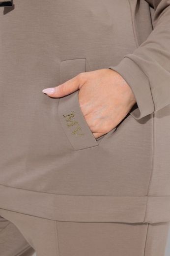 Moda za polnejše Majica dugih rukava s patentnim zatvaračem plus velikost, xxl, Ulla Popken in Johann Popken (JP1880)