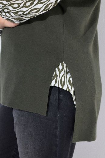 Moda za polnejše Pulover kratkih rukava šireg kroja plus velikost, xxl, Ulla Popken in Johann Popken (JP1880)