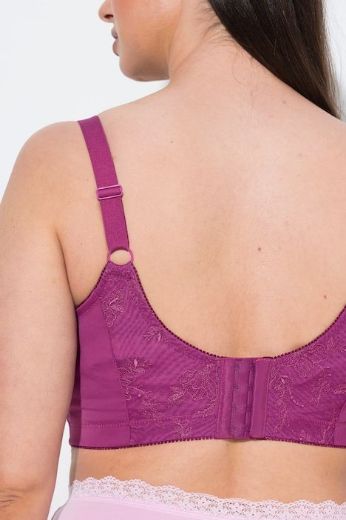 Moda za polnejše Grudnjak bez žice s dodatkom ukrasne čipke plus velikost, xxl, Ulla Popken in Johann Popken (JP1880)
