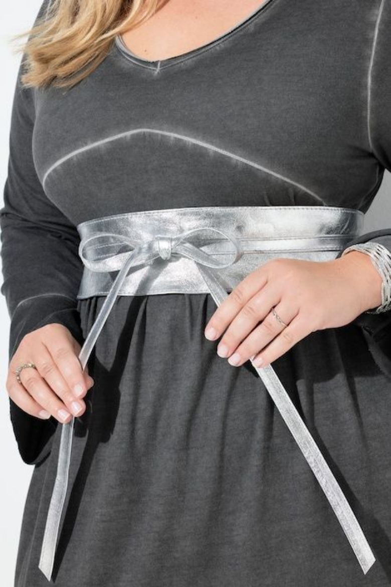 Moda za polnejše Pojas za vezanje metalik izgled plus velikost, xxl, Ulla Popken in Johann Popken (JP1880)