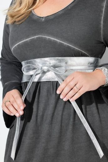 Moda za polnejše Pojas za vezanje metalik izgled plus velikost, xxl, Ulla Popken in Johann Popken (JP1880)