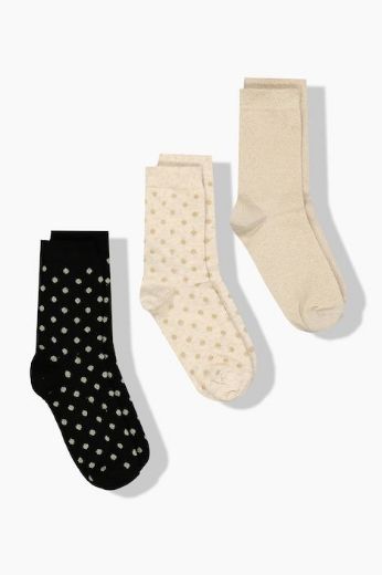 Moda za polnejše Čarape 3 u paketu plus velikost, xxl, Ulla Popken in Johann Popken (JP1880)