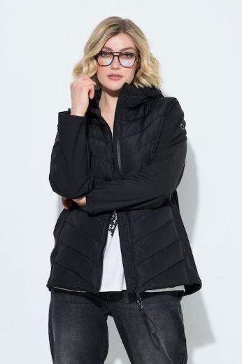 Moda za polnejše Jakna prošivena s kapuljačom i softshell rukavima plus velikost, xxl, Ulla Popken in Johann Popken (JP1880)