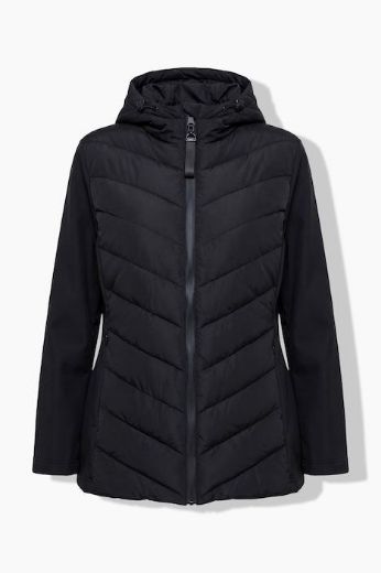 Moda za polnejše Jakna prošivena s kapuljačom i softshell rukavima plus velikost, xxl, Ulla Popken in Johann Popken (JP1880)