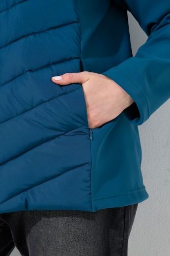 Moda za polnejše Jakna prošivena s kapuljačom i softshell rukavima plus velikost, xxl, Ulla Popken in Johann Popken (JP1880)