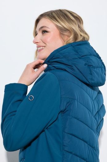 Moda za polnejše Jakna prošivena s kapuljačom i softshell rukavima plus velikost, xxl, Ulla Popken in Johann Popken (JP1880)