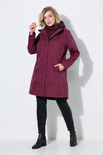 Moda za polnejše Jakna softshell vodoodbojna s kapuljačom plus velikost, xxl, Ulla Popken in Johann Popken (JP1880)