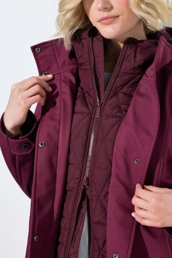 Moda za polnejše Jakna softshell vodoodbojna s kapuljačom plus velikost, xxl, Ulla Popken in Johann Popken (JP1880)