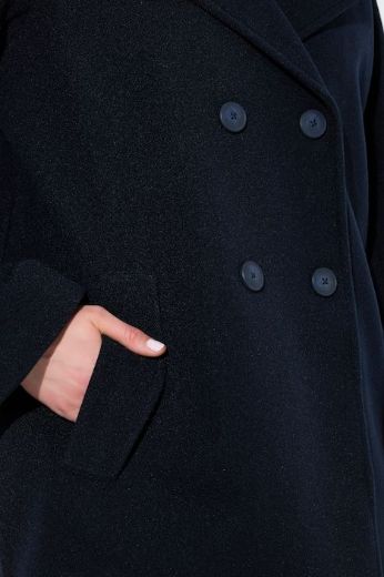 Moda za polnejše Kaput dvorednog kopčanja šireg kroja s reverima plus velikost, xxl, Ulla Popken in Johann Popken (JP1880)