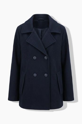Moda za polnejše Kaput dvorednog kopčanja šireg kroja s reverima plus velikost, xxl, Ulla Popken in Johann Popken (JP1880)