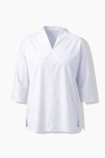 Moda za polnejše Bluza 3/4 rukava V izreza plus velikost, xxl, Ulla Popken in Johann Popken (JP1880)
