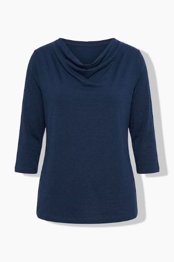 Moda za polnejše Majica 3/4 rukava od prirodnog pamuka plus velikost, xxl, Ulla Popken in Johann Popken (JP1880)