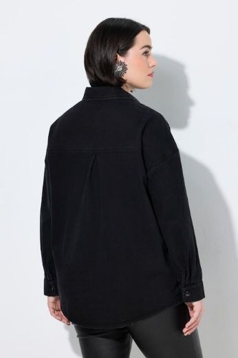 Moda za polnejše Jakna traper dugih rukava  s ukrasima plus velikost, xxl, Ulla Popken in Johann Popken (JP1880)