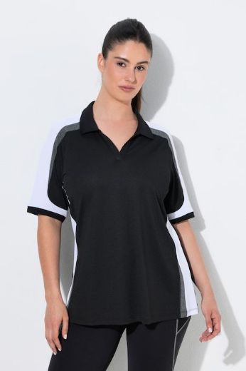 Moda za polnejše Majica polo kratkih rukava plus velikost, xxl, Ulla Popken in Johann Popken (JP1880)