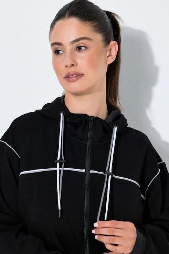 Moda za polnejše Jakna sportska dugih rukava s kapuljačom plus velikost, xxl, Ulla Popken in Johann Popken (JP1880)
