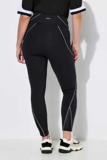 Moda za polnejše Hlače sportske visokog struka s reflektirajućim detaljima plus velikost, xxl, Ulla Popken in Johann Popken (JP1880)