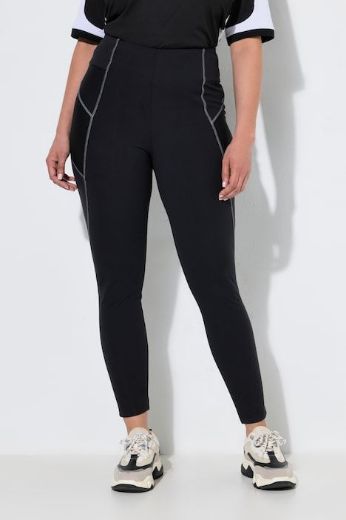 Moda za polnejše Hlače sportske visokog struka s reflektirajućim detaljima plus velikost, xxl, Ulla Popken in Johann Popken (JP1880)