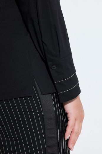 Moda za polnejše Bluza dugih rukava s kragnom i ukrasnim perlicama plus velikost, xxl, Ulla Popken in Johann Popken (JP1880)