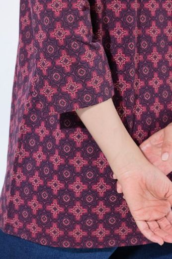 Moda za polnejše Majica 3/4 rukava A kroja okruglog izreza plus velikost, xxl, Ulla Popken in Johann Popken (JP1880)