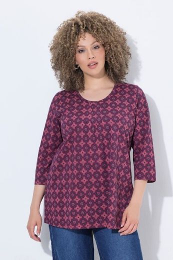 Moda za polnejše Majica 3/4 rukava A kroja okruglog izreza plus velikost, xxl, Ulla Popken in Johann Popken (JP1880)