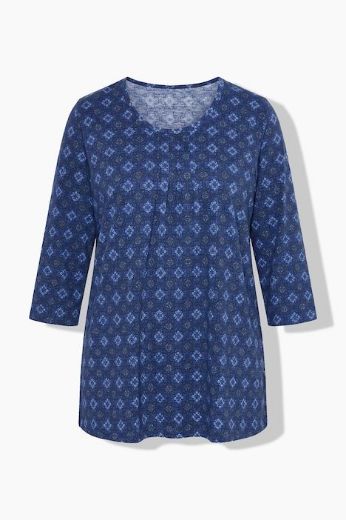 Moda za polnejše Majica 3/4 rukava A kroja okruglog izreza plus velikost, xxl, Ulla Popken in Johann Popken (JP1880)