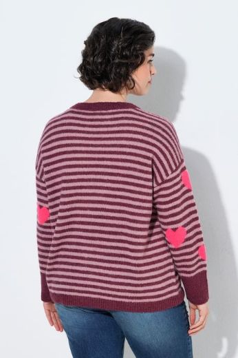 Moda za polnejše Pulover dugih rukava okruglog izreza plus velikost, xxl, Ulla Popken in Johann Popken (JP1880)
